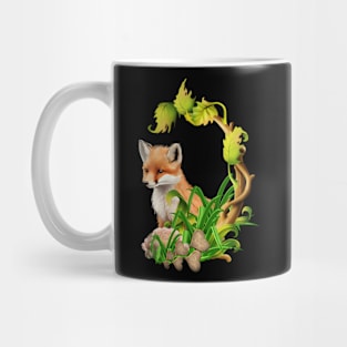 The sly fox who just wants to sit Mug